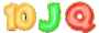 10, J, Q