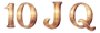 10, J, Q