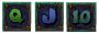 Q, J, 10