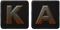 K, A
