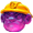Фиолетовый шахтер