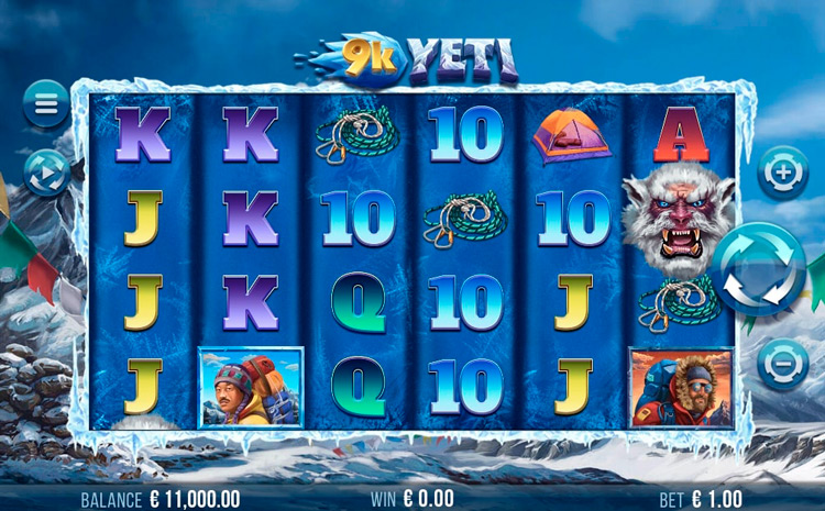 Заставка слота 9k Yeti