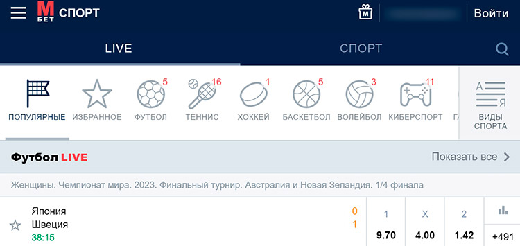 Веб-клиент для мобильных устройств
