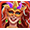 Девушка в оранжевой маске в Carnival Queen 2