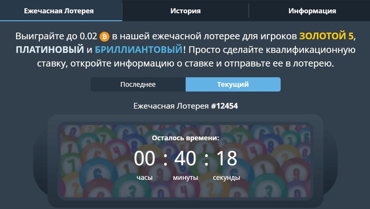 Ежечасная лотерея