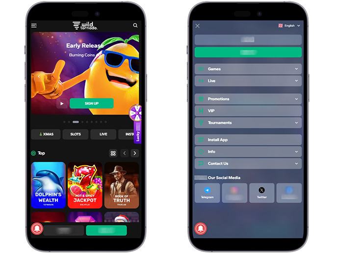 Мобильная версия казино