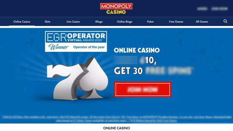 Реклама основной акции на весь экран 