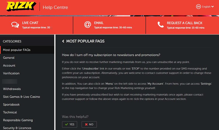 Help Center