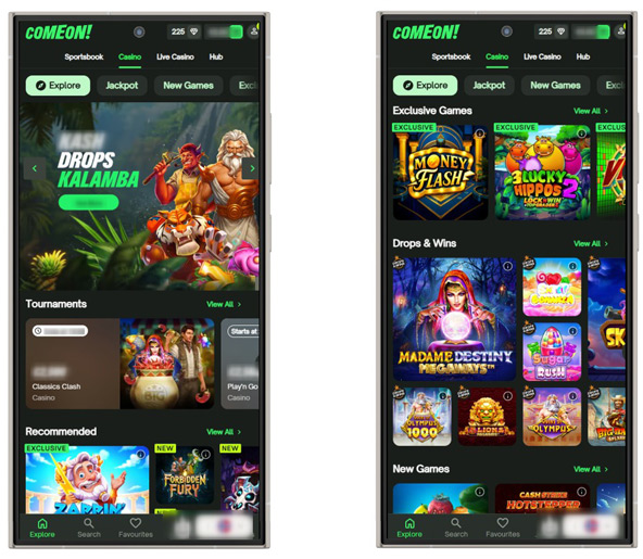 Интерфейс сайта