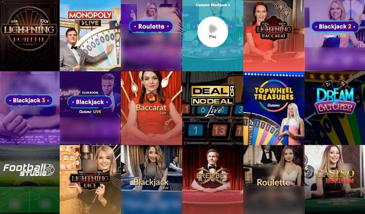 Игры с настоящими дилерами