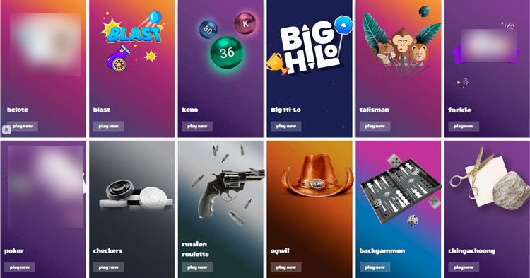 Азартные развлечения в категории Games