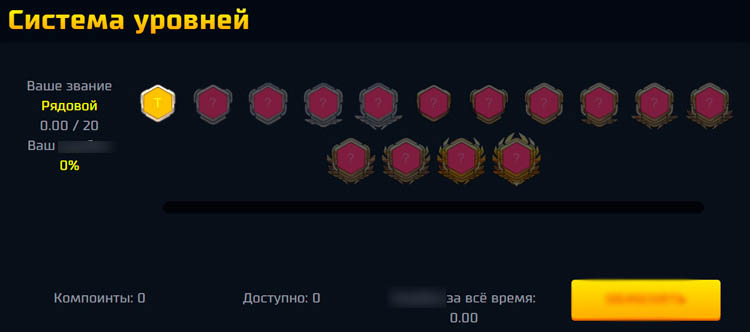 Программа лояльности из 15 уровней