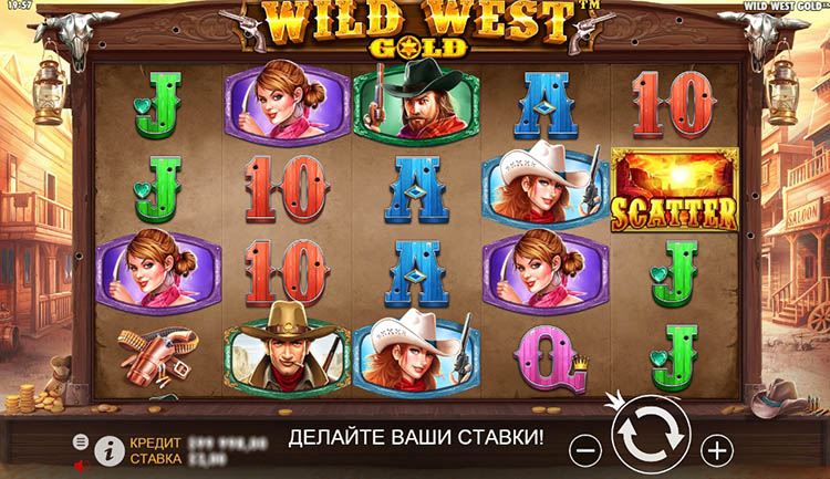 Wild west gold демо рубли