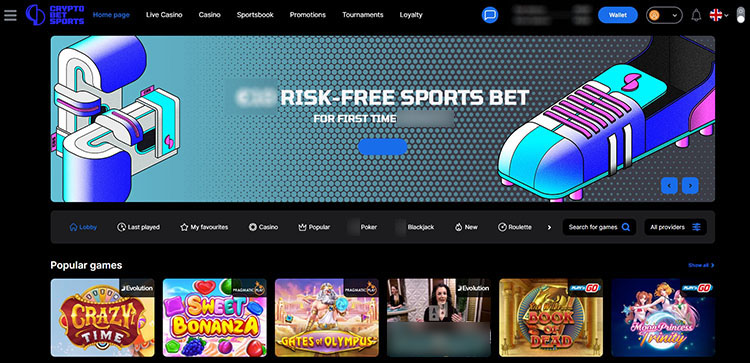 Обзор онлайн-казино CryptoBet