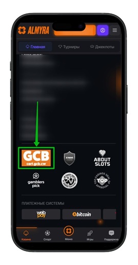 Лицензия казино Almyra