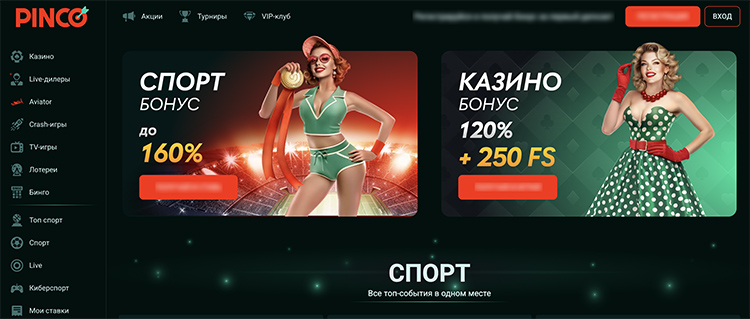 Обзор игровой площадки Pinco