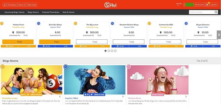 Комната для игры в бинго