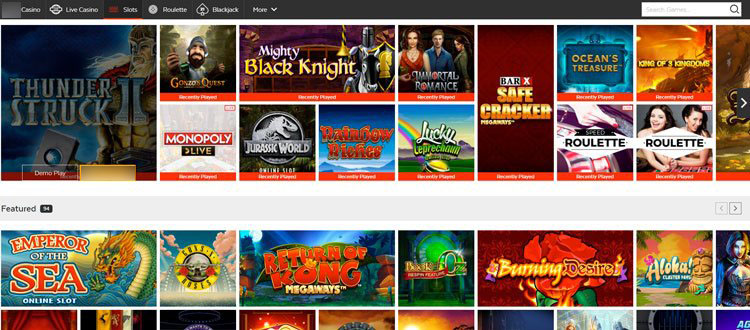 Игровое лобби со слотами