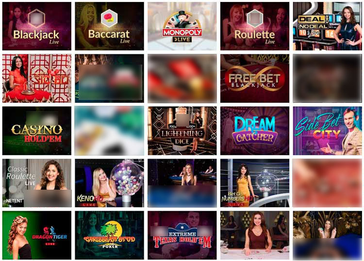 Игры Live Casino