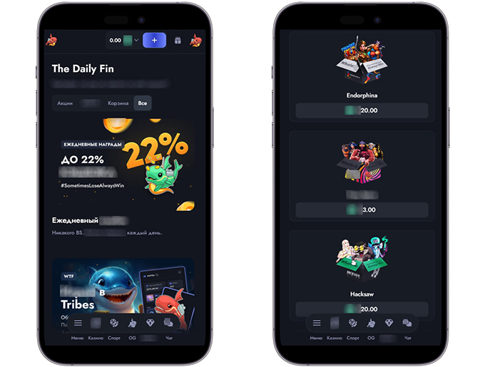 Оформление казино Whale