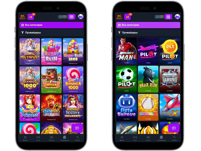 Игры в Wincity Casino