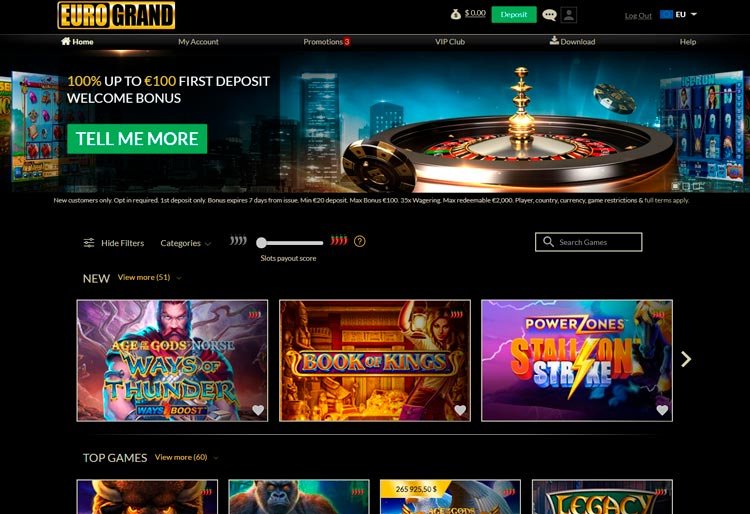 Играть еврогранд казино онлайн мобильные онлайн игровые автоматы