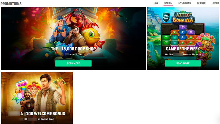 Бонусные предложения 