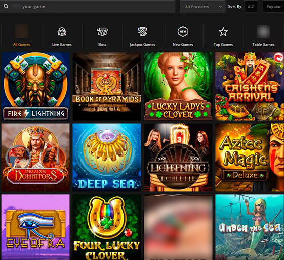 Игровые автоматы и другие игры