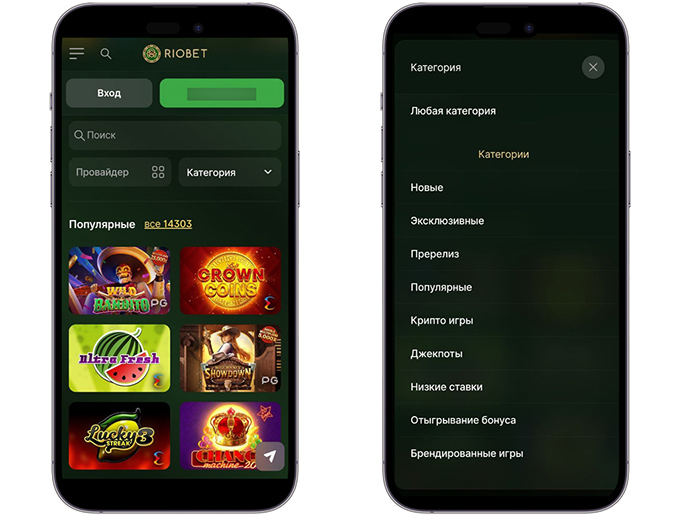 Топ автоматы Риобет