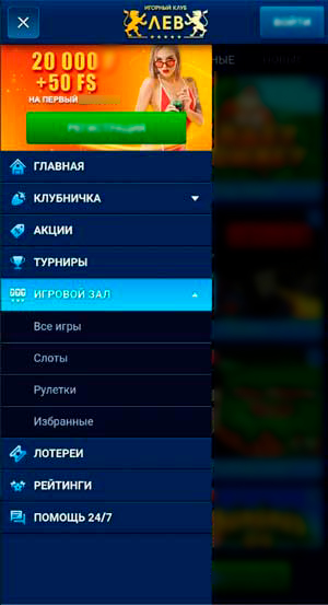 Мобильная браузерная версия 