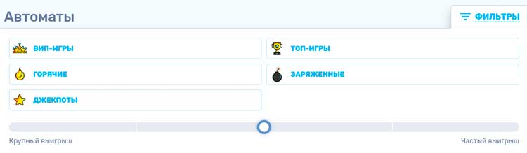 Доступные фильтры