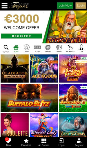 Казино Tropez — играть онлайн бесплатно, официальный сайт, скачать клиент