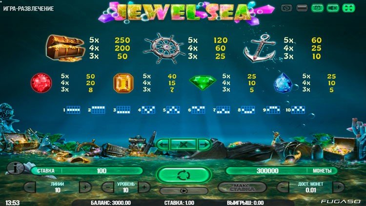 Игровой автомат jewel sea fruit cocktail 2 описание игрового автомата