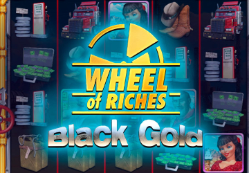 Black Gold Wheel of Riches