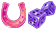 Подкова, Игральные кости