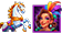 Лошадь, Девушка в Carnival Rush