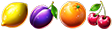 Лимон, Слива, Апельсин, Вишни в 1001 Fruit Wishes