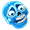 Синий череп в Calle Piñata