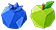 Голубика, Яблоко в Origami Quest