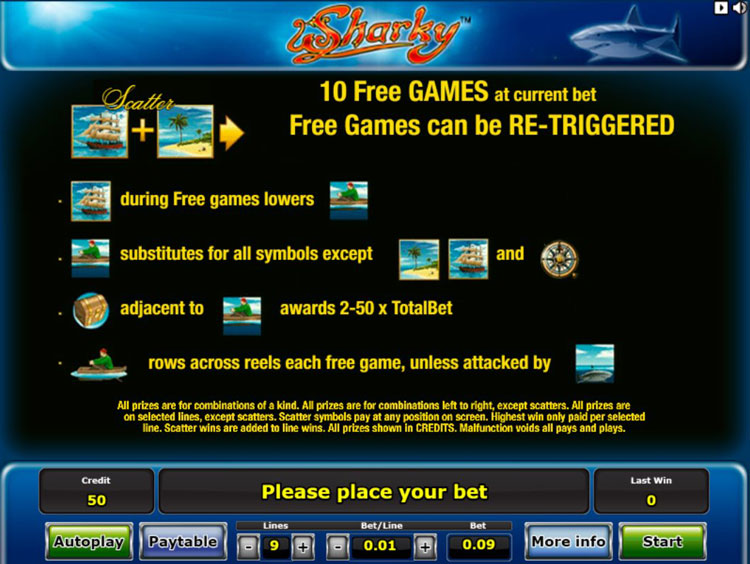 акулы игровой автомат играть бесплатно без регистрации