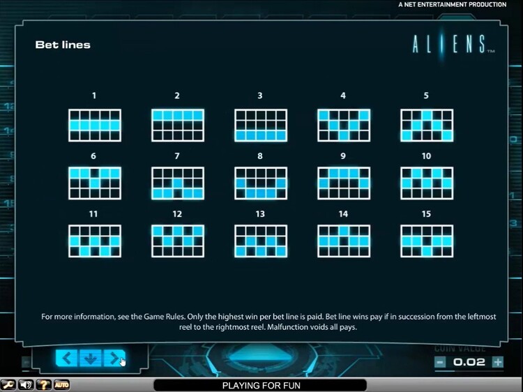 Игровой автомат Aliens от NetEnt