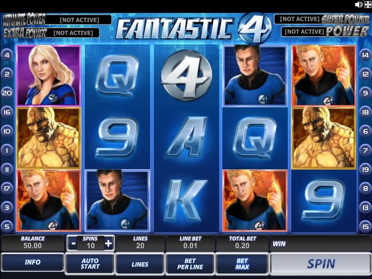 Play fantastic four slot free