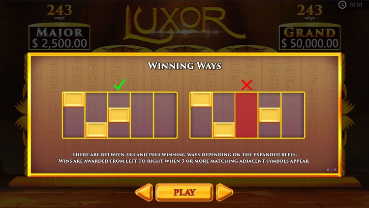 Luxor slots online casino мобильная версия джекпот мегалот