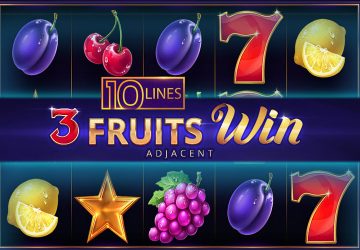 3 Fruits Win: 10 lines