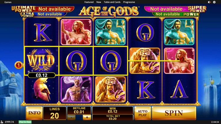 Игровой автомат Age of the Gods от Playtech