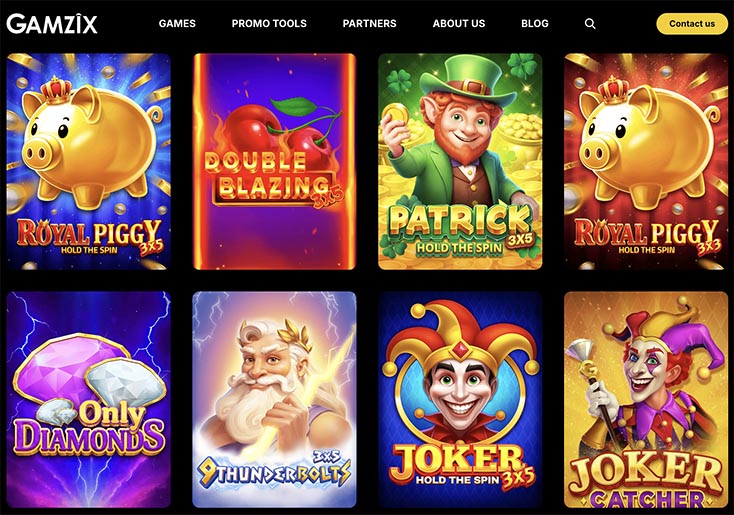 Игры на сайте разработчика