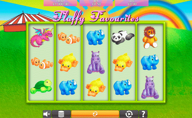Выигрыш в слоте Fluffy Favorites