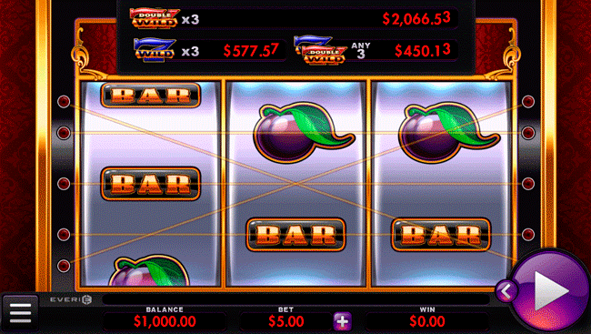 Игровой процесс Wild Wild 7’s