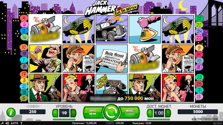 Игровое поле Jack Hammer