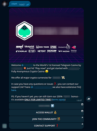 Казино в Telegram